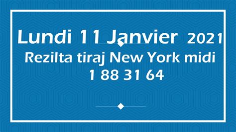 Rezilta new york midi. Aug 29, 2023 · Rezilta tiraj New York Midi en direct 29-Aout-2023 #resultados #resultat #newyork #boulpanou #live #envivo #endirect #tiraj #rezilta 
