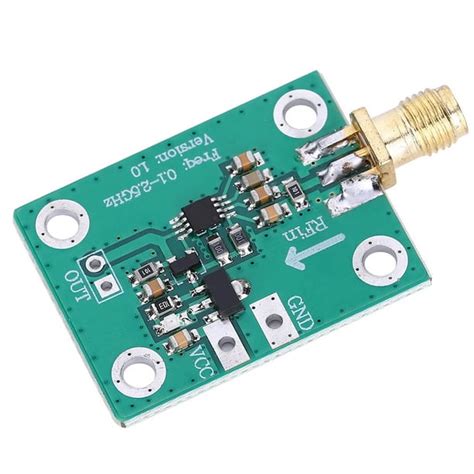 Rf detector module.  Mouser offers inventory, pricing, & datasheets for RF Detector.  Newark El...