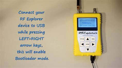 Rf explorer firmware update. Update firmware for your RF Explorer device easily and ...