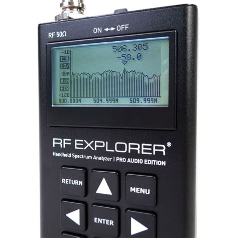 Rf explorer pro. RF Explorer Pro is a wideband RF spectrum analyzer wi...