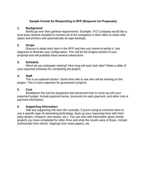 Rfp response examples.  See winning request for proposal response examples, usabl...