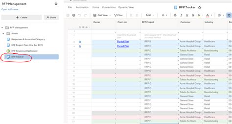 Rfp tracker excel.  Personalize workflows, predict outcomes, and move fast...