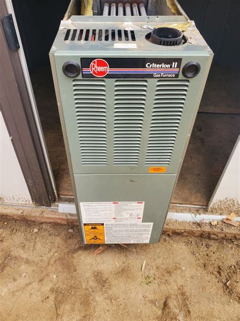 Rheem criterion 2. Rheem criterion 2 fan stuck on when test button is pushed. Control board swapped out low voltage lines to thermostat disconnected. Fan still stuck on. comes on when the test button is pushed. Test lig … read more 