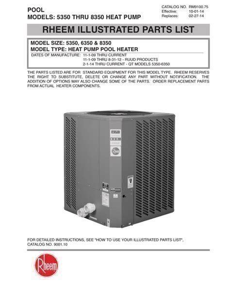 Rheem rpka 035jaz heat pump manual. - Service manual clarion xmd3 marine stereo.