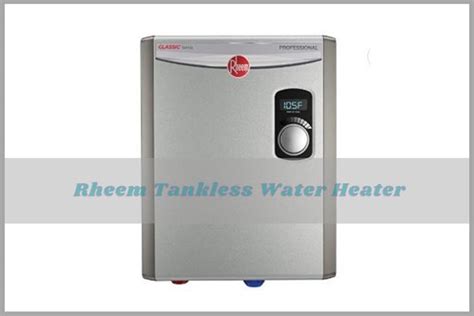 Resetting a Rheem tankless water heater is a straightforwa