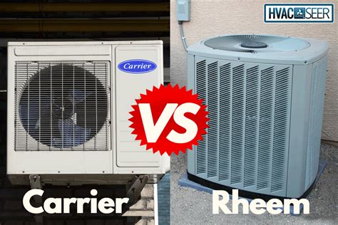 Rheem vs carrier. 4 – 96% (3), 97.5%. 1 – 99%. Trane: Five 80% furnaces, six standard 90% and higher furnaces and a 95% AFUE low-NOx furnace for locations like parts of California where emissions are restricted. Lennox: Six 80% furnaces including two low-emissions model and nine 90% and higher units including two low-emissions furnaces. 