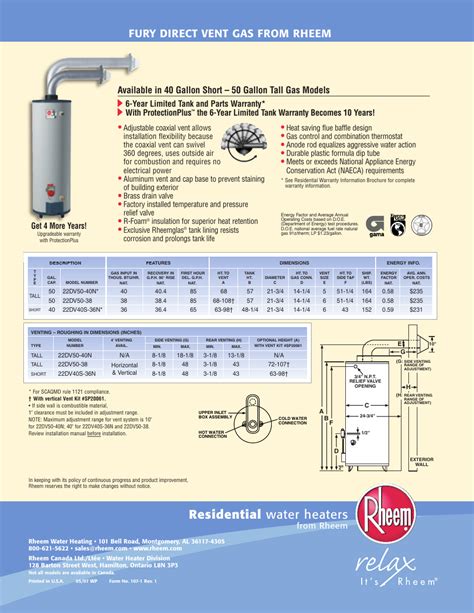 Rheemglas fury water heater operating manual. - Sea ray 24 laguna 1995 owners manual.