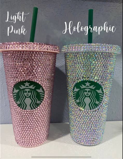 Rhinestone Tumblers/24oz Starbucks Rhinestones Tumbler