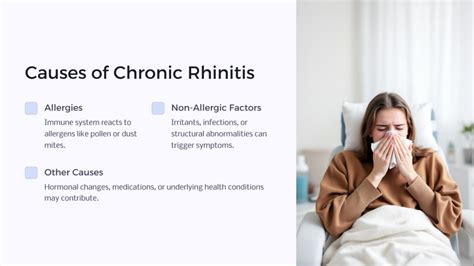 Rhinitis causes.  4 days ago · Symptoms of chronic rhinitis include sn...