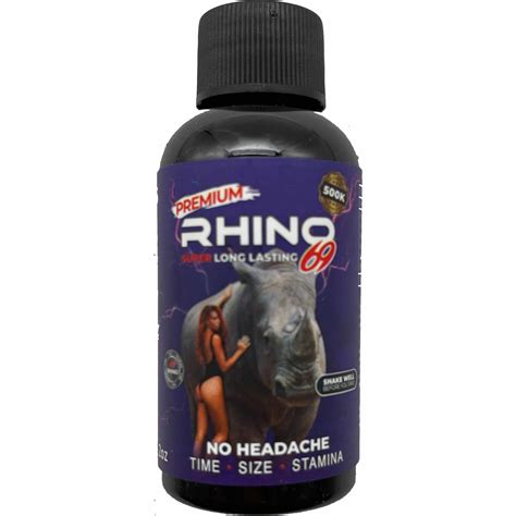 The most famous of these is the legendary Rhino pill, with a big Rhino on the packaging, the word "RHINO," and typically a number—Rhino 7, Rhino 25, Rhino …. 