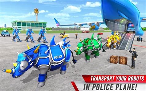 Rhino Robot Car Transform Game APK Download for Android 
