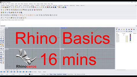 Rhino basic tools.  By learning how to use these commands, you will be able to do...