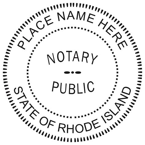 Rhode Island Notary Embosser