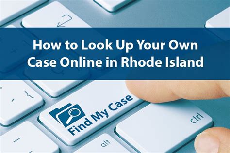 Rhode island court case lookup. In Rhode Island, there are different methods to get criminal records. The first way is to use the database that the Rhode Island Judiciary keeps for the public. In this database, you can look up a person's criminal record by clicking on the "smart search" box and typing the person's name in the box that pops up. 