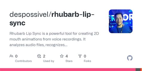 Rhubarb lip sync github.  It processes audio input to generate visemes, ensuring natural ...