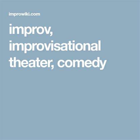 Rhymes improv, improvisational theater, comedy - improwiki.com