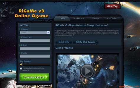 RiGame v3.0 Ogame Online Oyun Scripti WM Scripti Scripti, script.