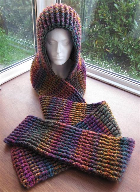 Ribbed Chunky Scoodie Free Pattern Links Crochetville