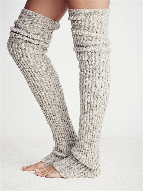 Ribbed Knit Leg Warmers