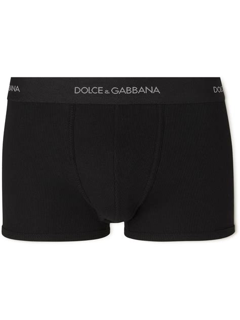 Ribbed cotton boxer briefs Dolce & Gabbana