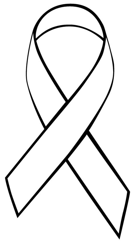 Ribbon Coloring Pages Printable
