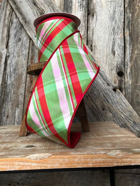 Ribbon for Christmas Tree Green - Etsy