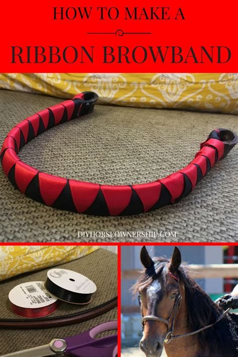 Ribbons - Browband Size - Ribbon Browbands for Horses