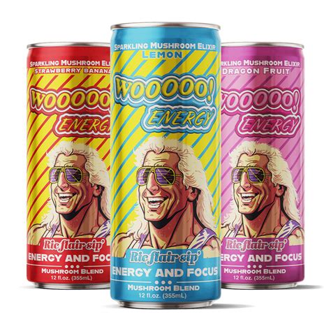  12 fl.oz. (355mL) - 6 Pack. $19.99 $29.95. A Powerful Blend of proven ingredients that will put the WOOOOO in your day! WOOOOO Energy’s Strawberry Banana Sparkling Mushroom Elixir is made with Natural Antioxidants, Nootropics and Caffeine that deliver hours of sustained, Non-Jittery Energy & Focus, WITHOUT THE CRASH! . 