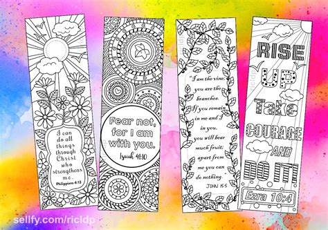 RicLDP Artworks: Printable Coloring Bookmarks