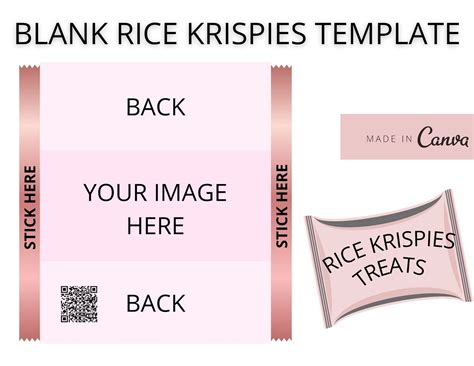 Rice Krispie Treat Template