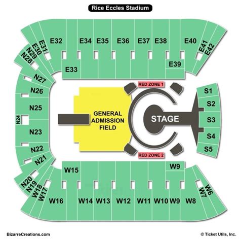 Rice eccles stadium map. Stadium & Arena Event Services. 451 S 1400 E SALT LAKE CITY, UT 84112 801-581-5445 