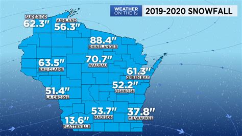 Updated: Mar 22, 2024 / 11:59 AM CDT. GREEN BAY, Wis. (WFRV) – Storm Team 5 has released some of the snowfall totals from the late March snowstorm that made its way through northeast Wisconsin .... 