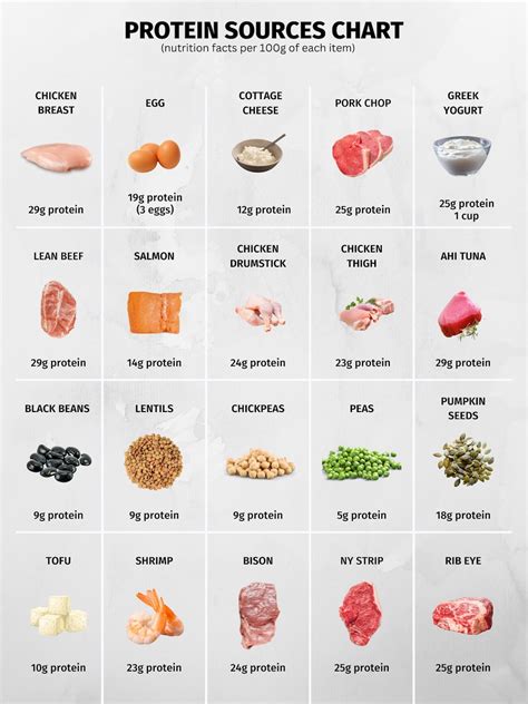 Rich Protein Diet Chart