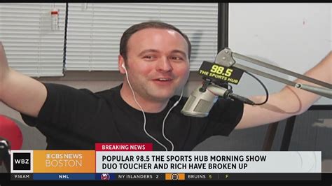 Rich Shertenlieb out at 98.5 The Sports Hub’s ‘Toucher and Rich’
