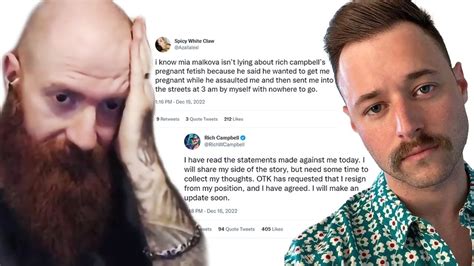 On December 16, accusations came to light accusing OTK co-founder Rich Campbell of sexual assault.. Twitch streamer Azalia Lexi posted a twit longer explaining her "very up and down .... 
