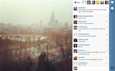 Richard Bethany Instagram Pyongyang