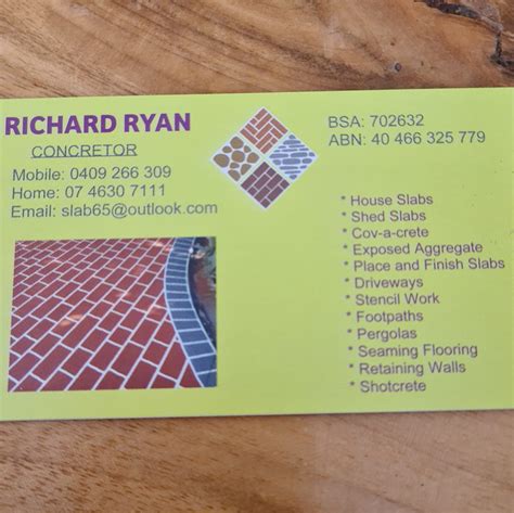 Richard Ryan Concreting Toowoomba QLD - Facebook