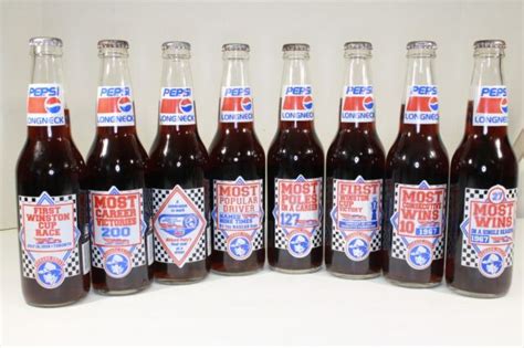 PRICE IS FOR ONE BOTTLE Vintage Richard Petty Nascar Pepsi Bottles Longneck Career Racing All bottles are in great shape. caps are slightly rusty, please see pics for condition. What you see is what you get. Thank you very much for looking Shelf 6a. 