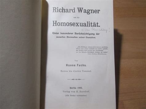 Richard wagner und die homosexualität, unter besonderer berücksichtigung der sexuellen anomalien seiner gestalten. - Poulan pro 36 weed eater manual.