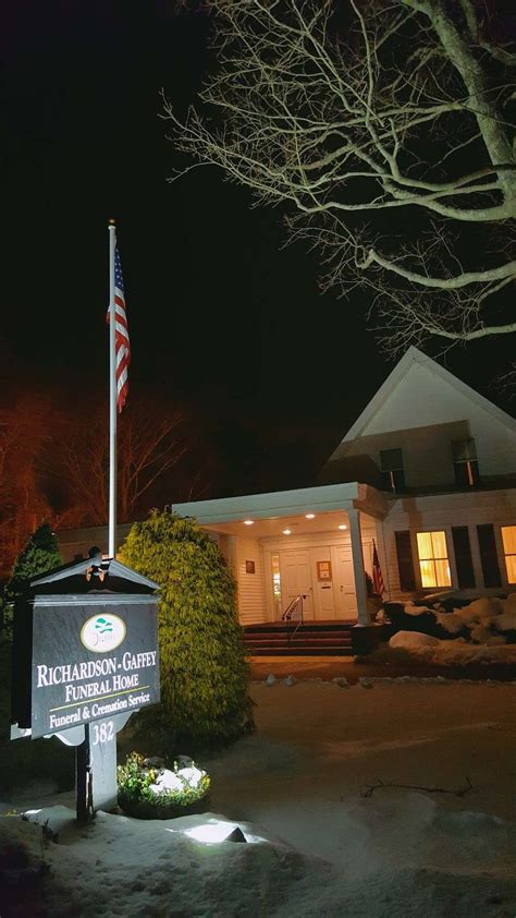 Richardson gaffney funeral home scituate. We are incredibly thankful for all of those who took care of him during those times until he came home. The family is having a service at Richardson-Gaffey in Scituate, MA on Saturday, December 4th from 4-5:30pm followed by a reception. In lieu of the flowers, please consider donating to the Pat Roche Hospice Home in Hingham, MA. 