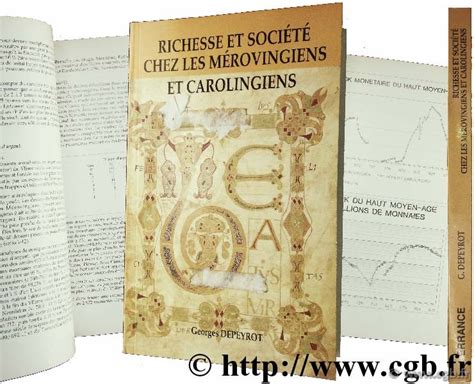 Richesse et société chez les mérovingiens et carolingiens. - Journal général de la littérature de france ....