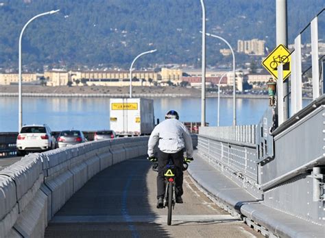 Richmond-San Rafael Bridge pollution prompts calls for returning bike path back to 3rd traffic lane reopening