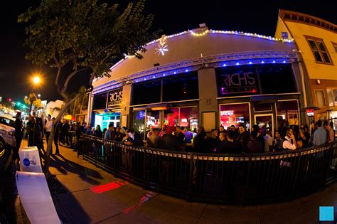 Richs san diego. Touted as the largest and oldest of San Diego's nightclubs, it's no wonder that Rich's is San Diego's most popular. Find a cute crowd dancing to the house and pop remixes all night. 20+ 