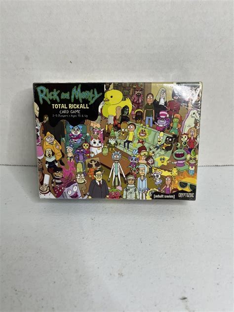 Rick and Morty TOTAL RICKALL Cooperative Card Game Board Game NEW