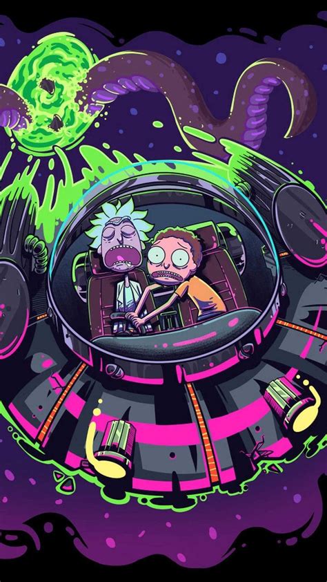 Rick and Morty Wallpaper - iXpap - Pinterest