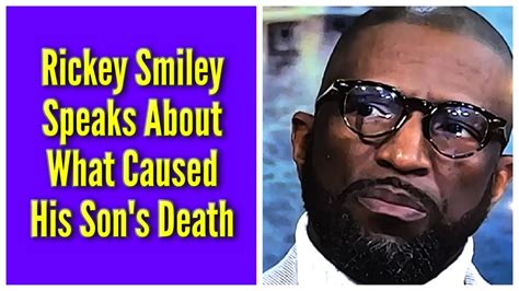 CNN — Comedian Rickey Smiley announced the death of his oldest son, Brandon Smiley, on Sunday. The elder Smiley shared the sad news about his 32-year …. 