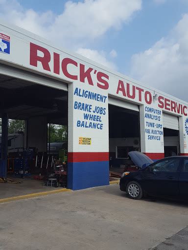 Ricks repair shop. Book Now & Pay Online, Get 5% Off! Prices vary based on vehicle type, oil quantity and parts used. Final costs determined at store. Maintenance. General maintenance … 