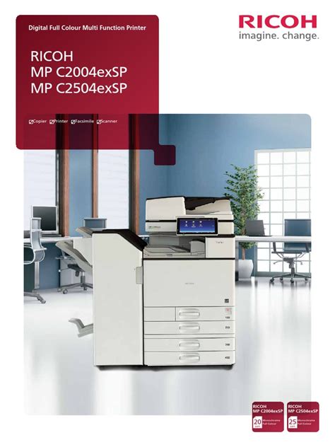 Ricoh Brochure PDF Image Scanner Icon