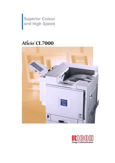 Ricoh clc7000 colour printer service manual. - 2009 mini cooper convertible hardtop owners manual set.