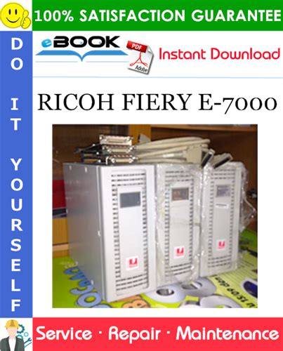 Ricoh fiery e 7000 service repair manual. - Model modelo se 1520 manual battery charger cargador de.